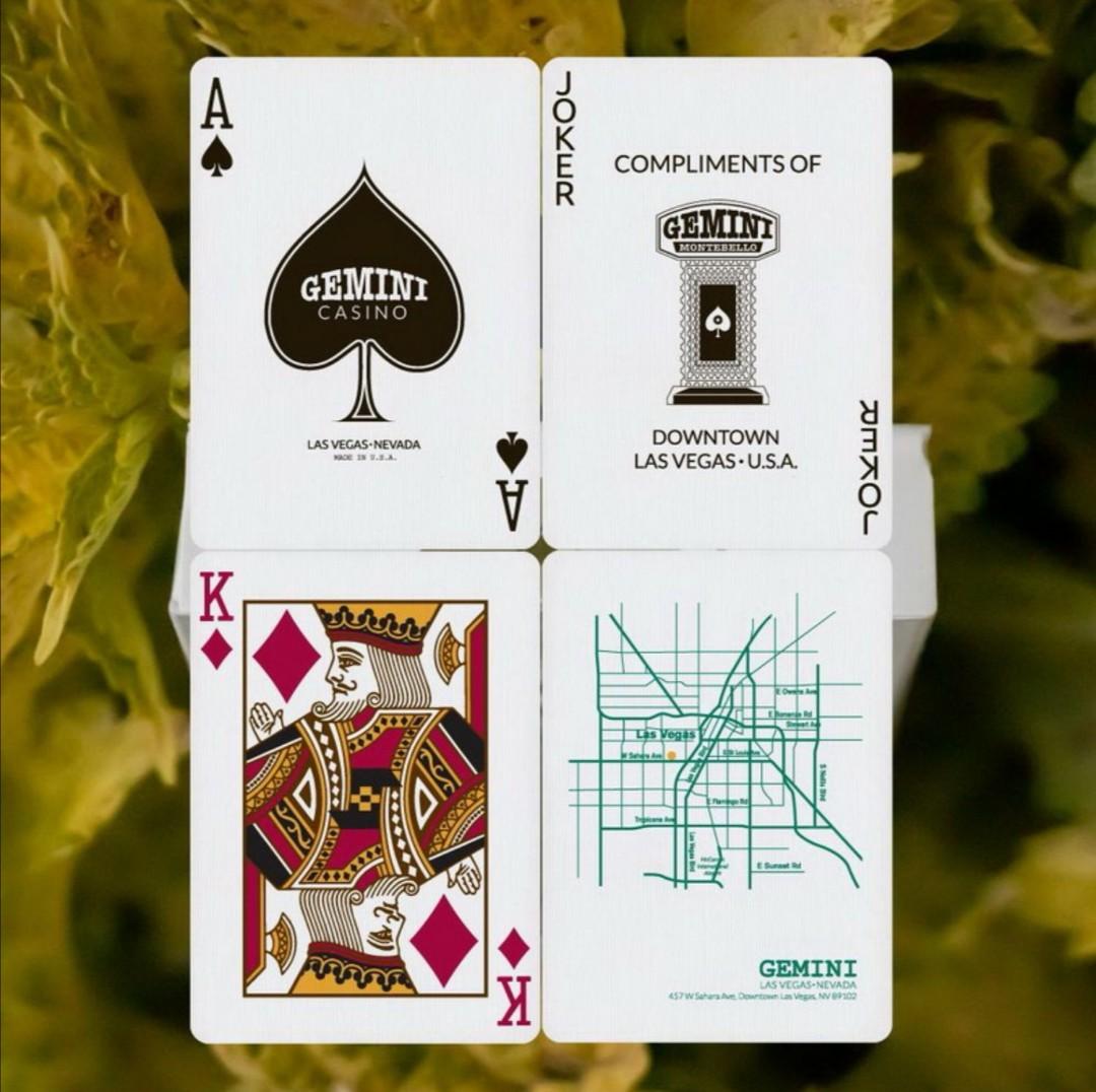 Las Vegas Playing Cards, Green Retro