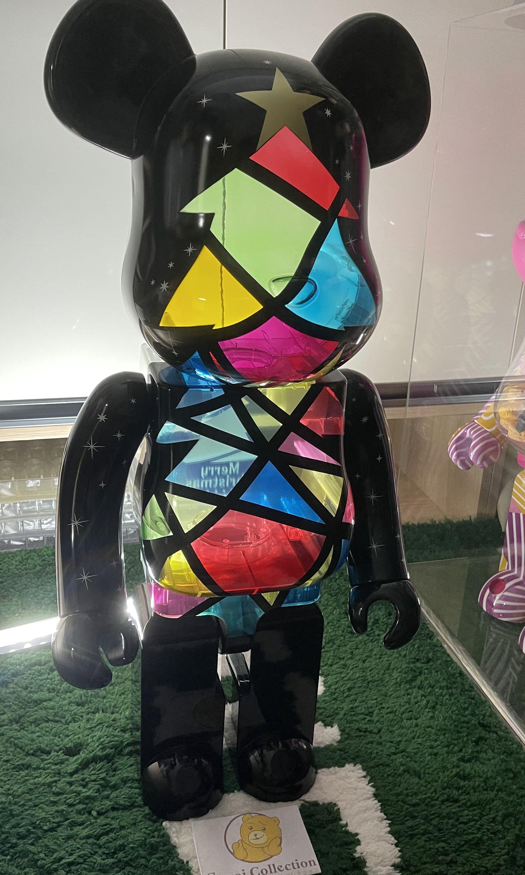 In Stock] BE@RBRICK x Xmas Stained Glass 1000% 2016 bearbrick 