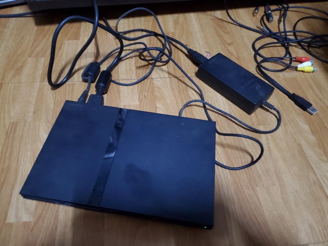 PS2 slim..unit powercord component av cable only (Category: PlayStation) located in Quezon City. Submitted by jameshellwig1990 (Listing ID 1076563595, Image 2). Description: as is not tested cainta pickup grab lalamove.