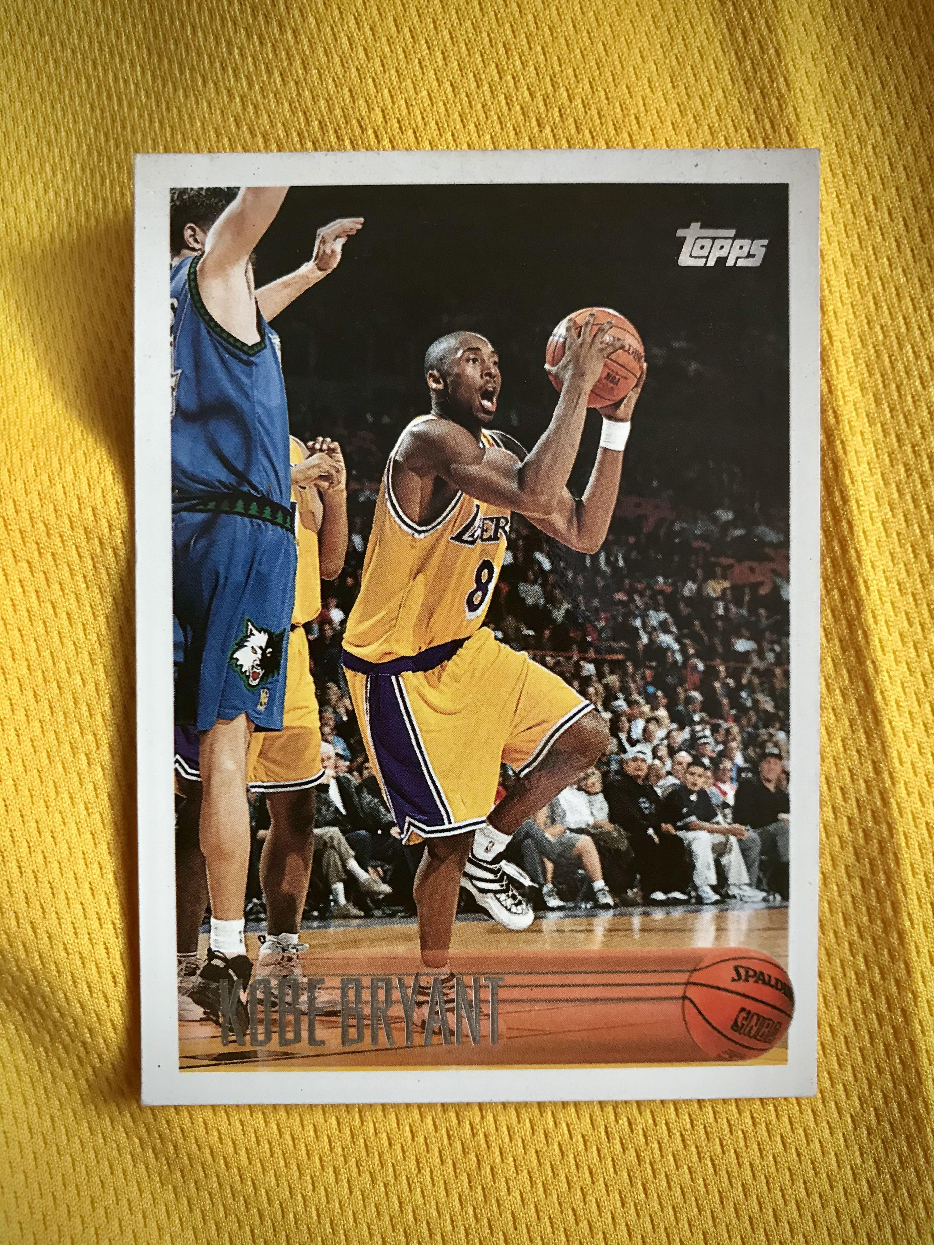 1996 topps kobe bryant rookie card new arrivals