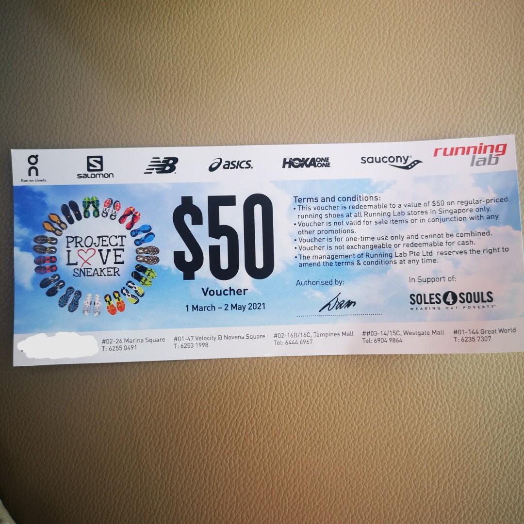Running lab $50 voucher new arrivals