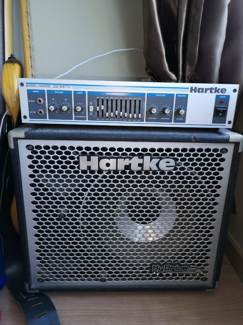 Selling Hartke HA2500 bass head and Hydrive 112 cabinet
