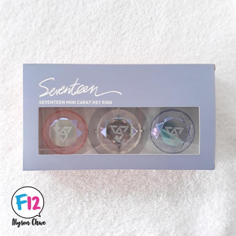 Seventeen Mini Carat Keyring Set Aesthetic For Carat Bong Lightstick Hobbies Toys Memorabilia Collectibles K Wave On Carousell