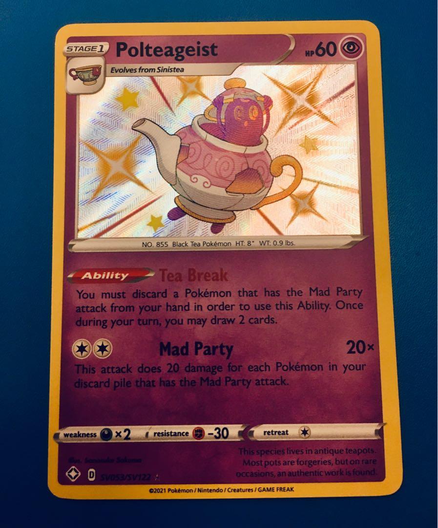 Shiny Polteageist Pokemon Card Tcg Toys Games Board Games Cards On Carousell