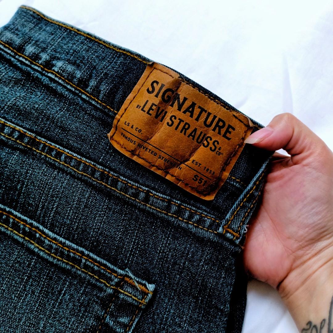SIGNATURE LEVI'S STRAUSS S51 STRAIGHT DENIM JEANS, Men's Fashion, Bottoms,  Jeans on Carousell