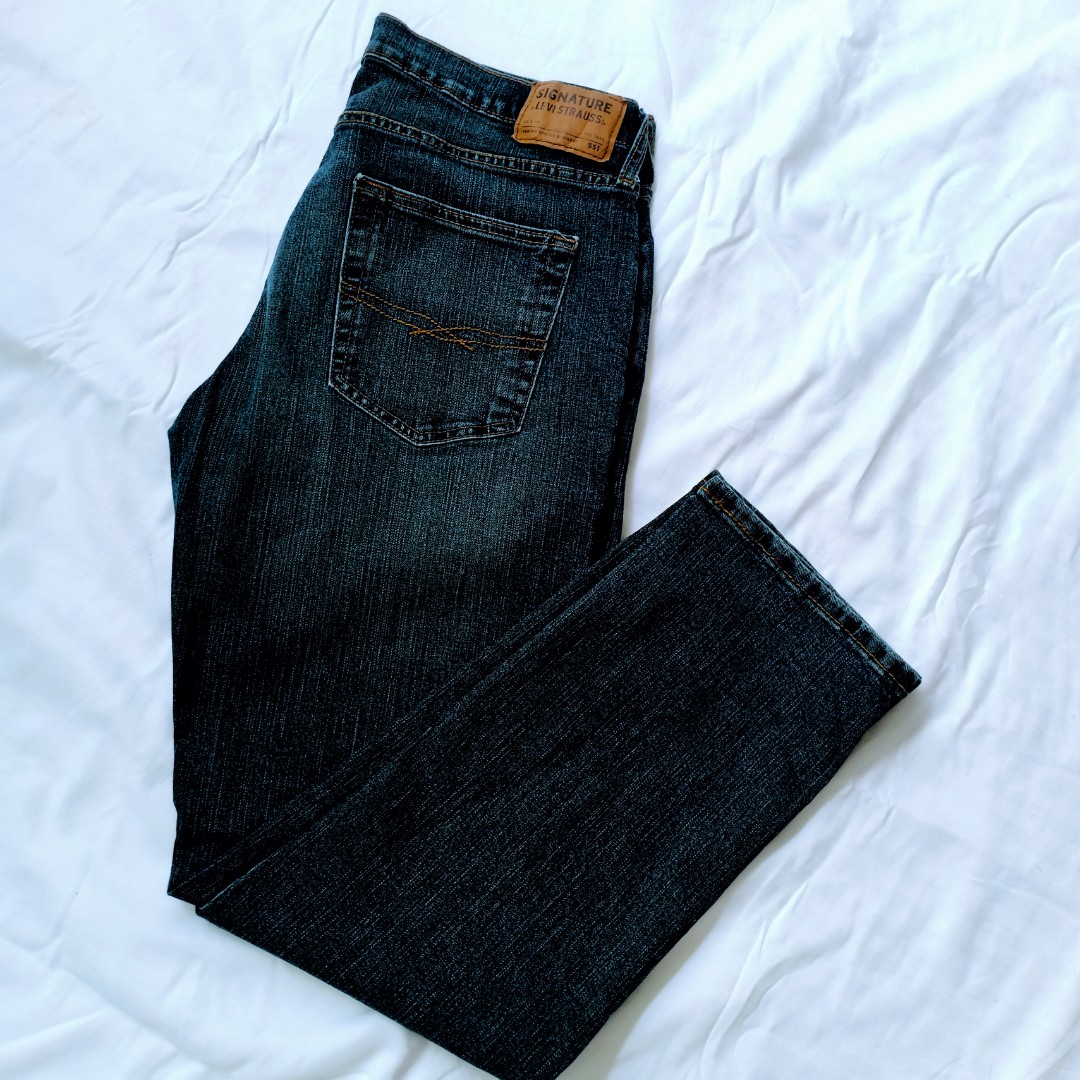 SIGNATURE LEVI'S STRAUSS S51 STRAIGHT DENIM JEANS, Men's Fashion, Bottoms,  Jeans on Carousell