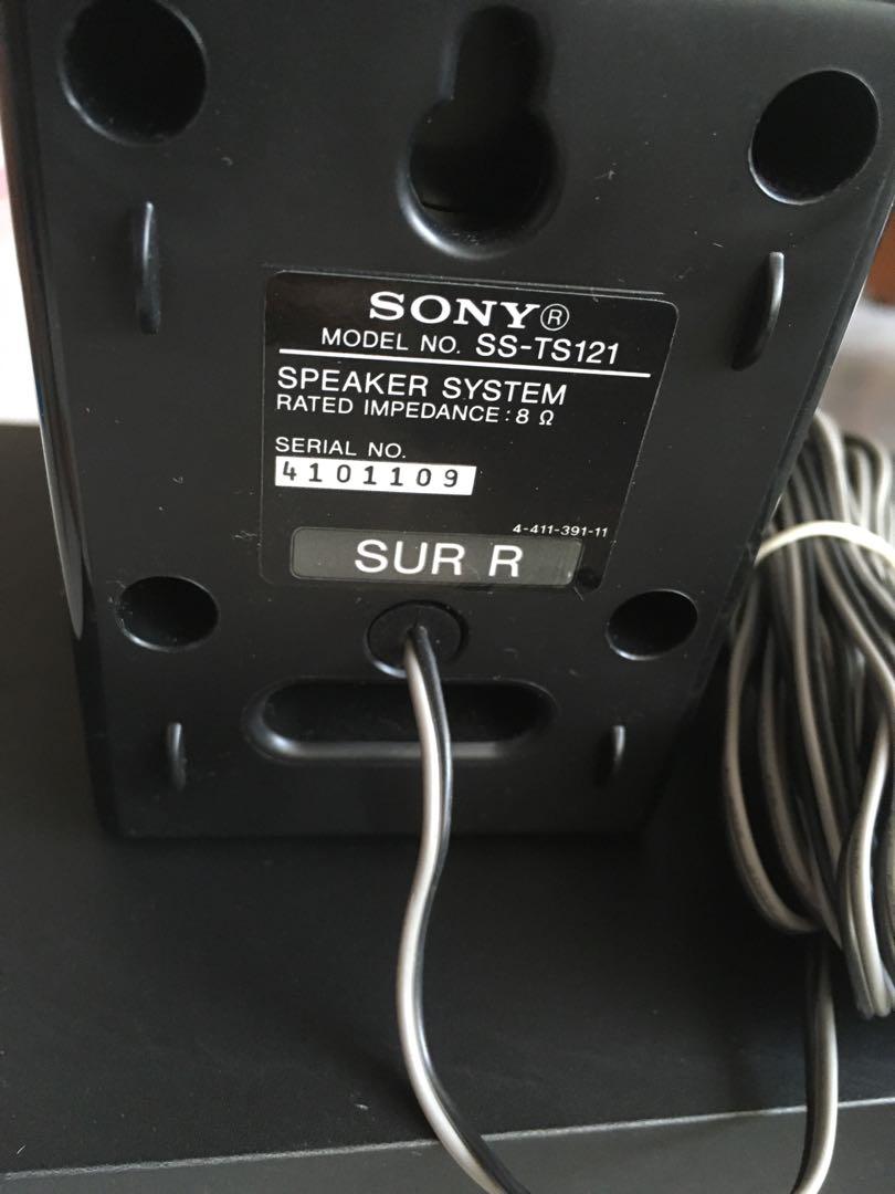 Sony speakers with Sony woofer speaker for home theatre system
