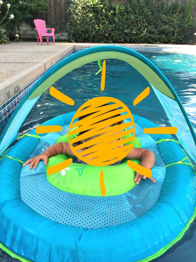 SwimWays Baby Spring Float with Sun Canopy, Babies & Kids, Infant