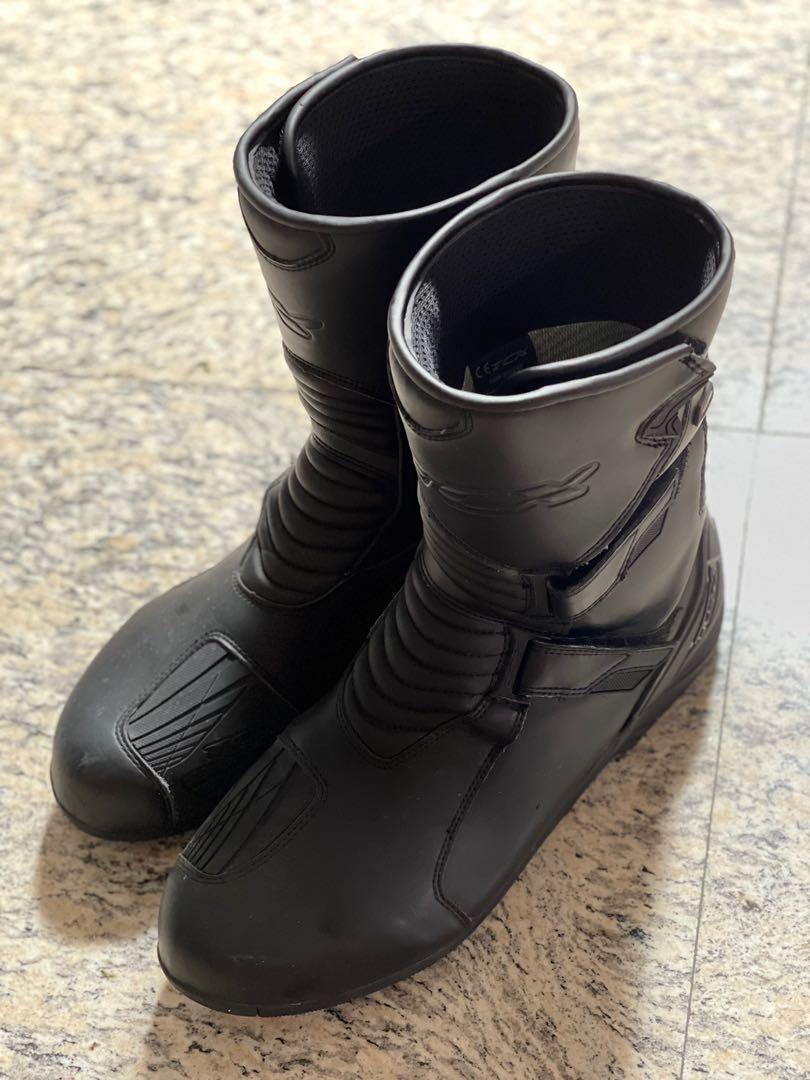 TCX 7165W Spoke Waterproof Boots Black US size 12 Motorcycles