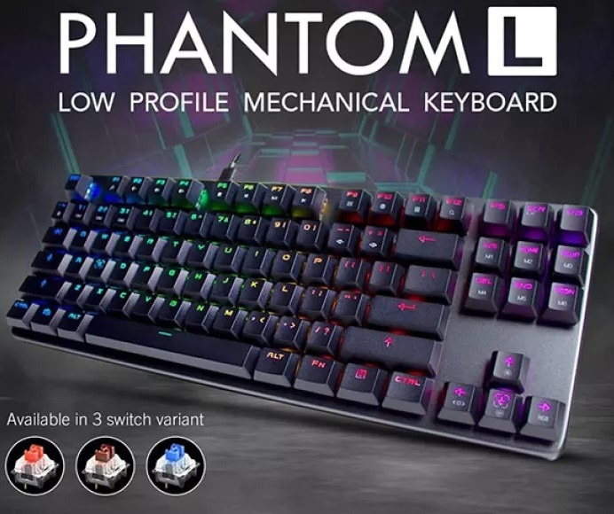 Tecware Phantom L Mechanical Keyboard *BROWN* Switches, Computers ...