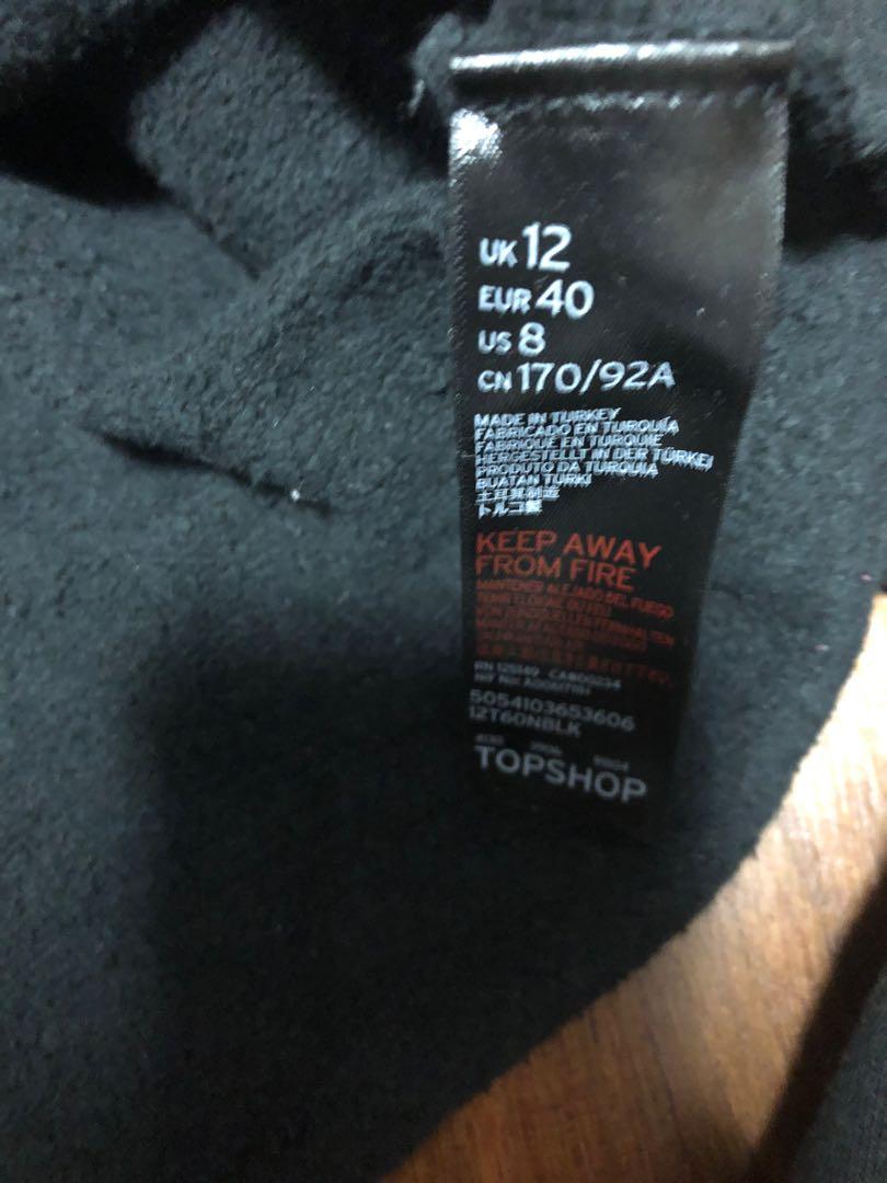Topshop Cropped Rolling Stones Hoodie