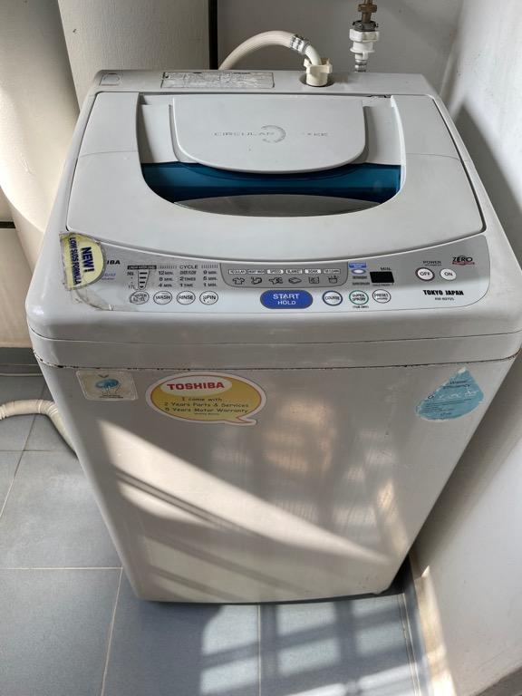 Toshiba Washing Machine AW8970S (7.5kg), TV & Home Appliances, Washing