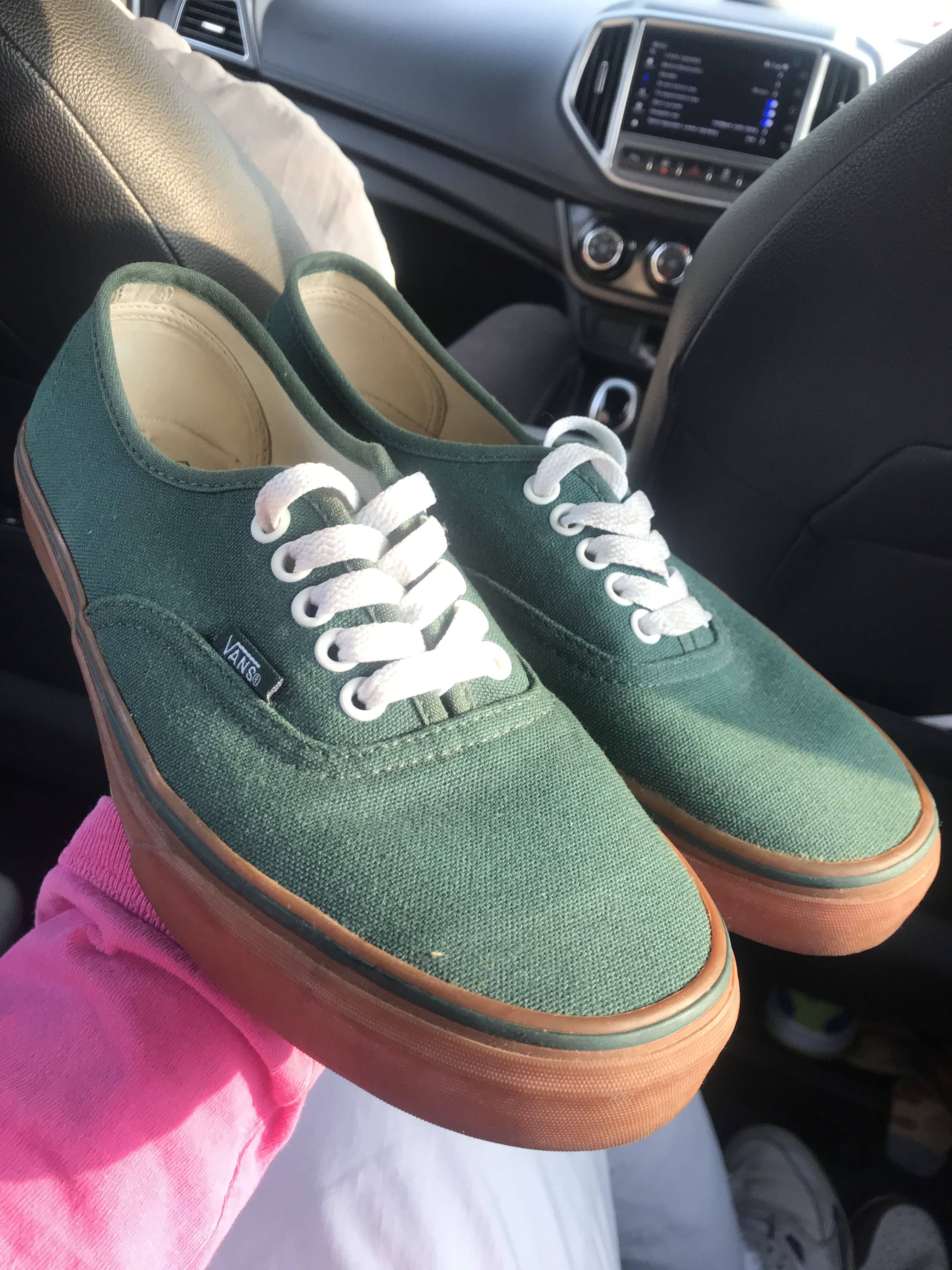 vans classic green