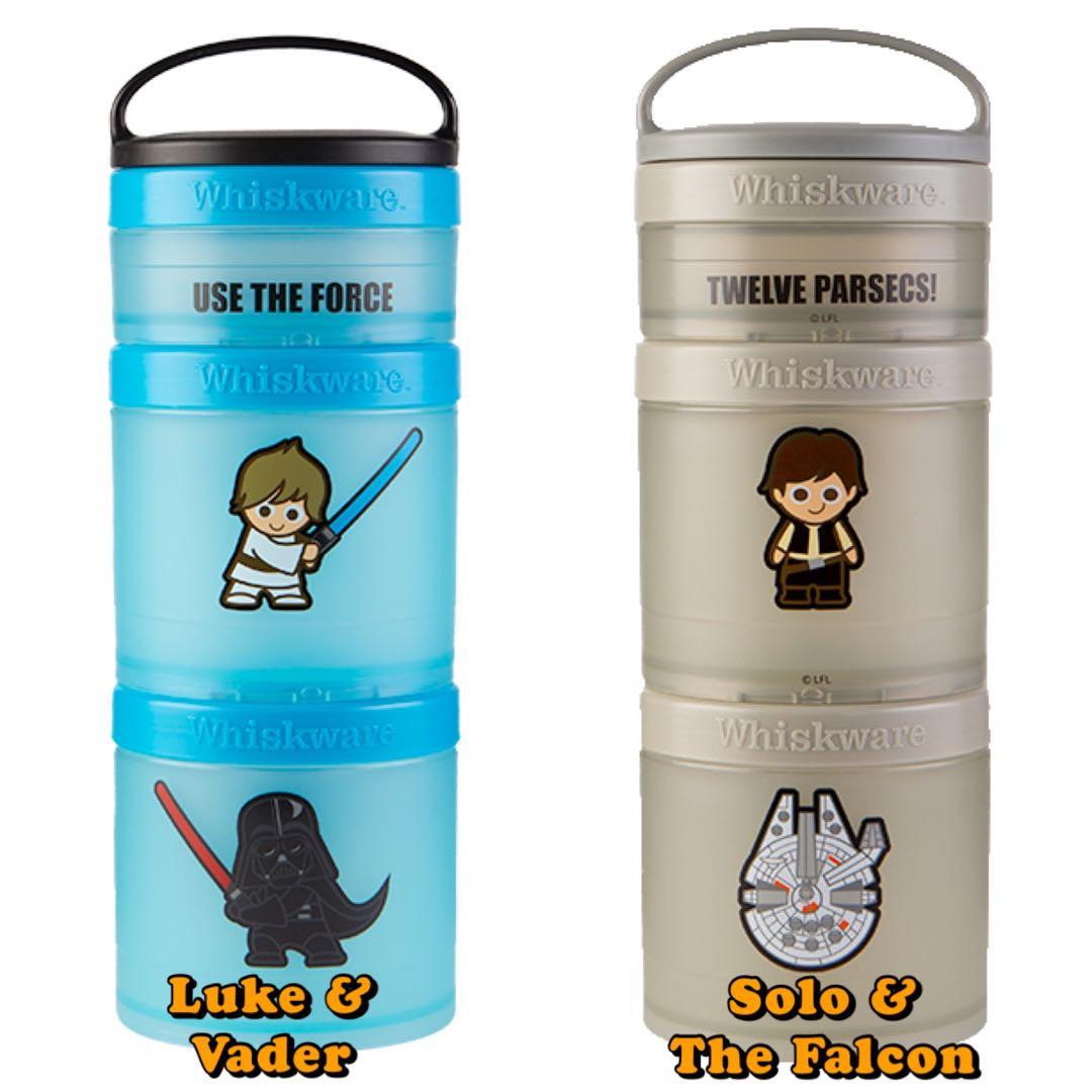 Whiskware Star Wars Stackable Snack Pack Containers - Solo & The Falcon