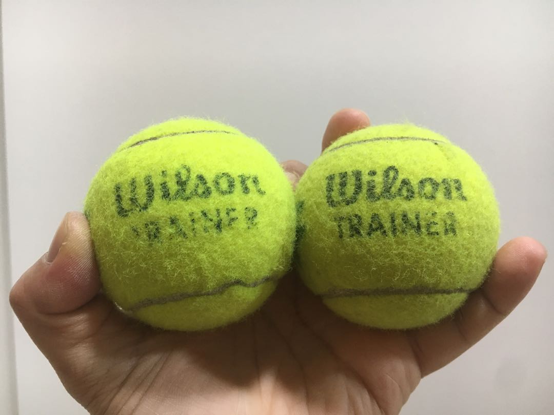 Wilson trainer pressured tennis balls