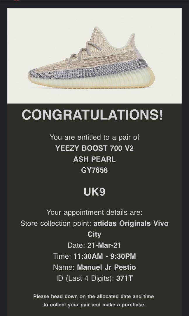 Yeezy Boost 350 Ash Pearl US9.5 Men s Fashion Footwear Sneakers