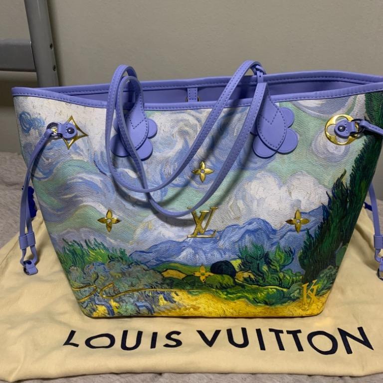 Louis Vuitton Neverfull NM Tote Limited Edition Jeff Koons Van Gogh Print  Canvas at 1stDibs