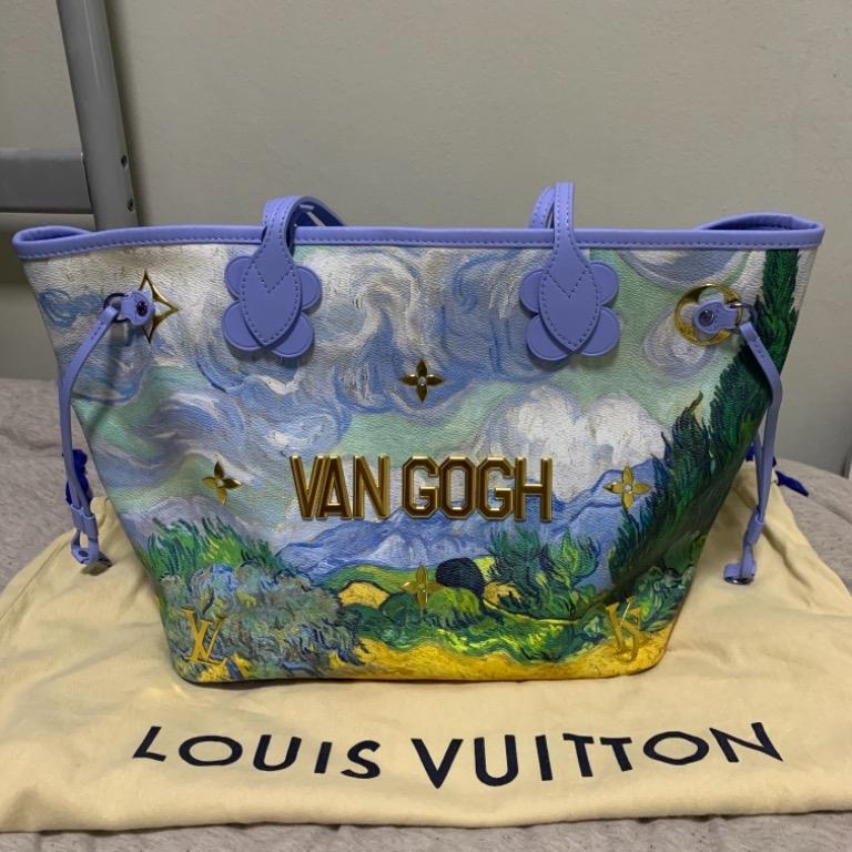 100% authentic Louis Vuitton LV x Jeff Koons Van Gogh Neverfull