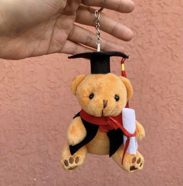 Graduation bear keychain shop