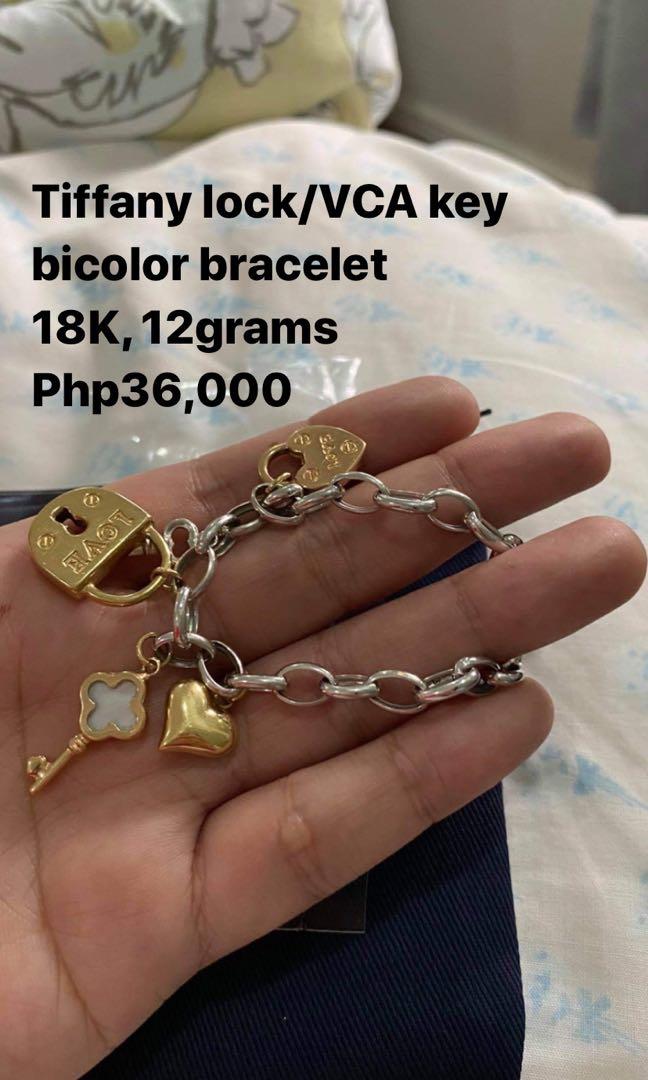 Tiffany Heart Lock Key Bracelet  teachingcarecom