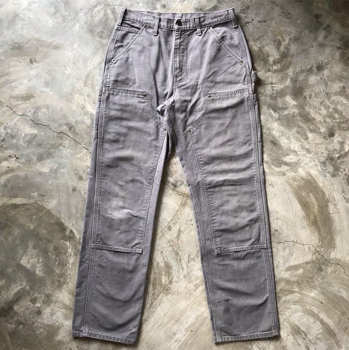 Grey carhartt double knee Clearance