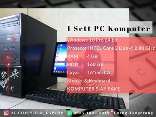 1 Sett PC Komputer Siap pake