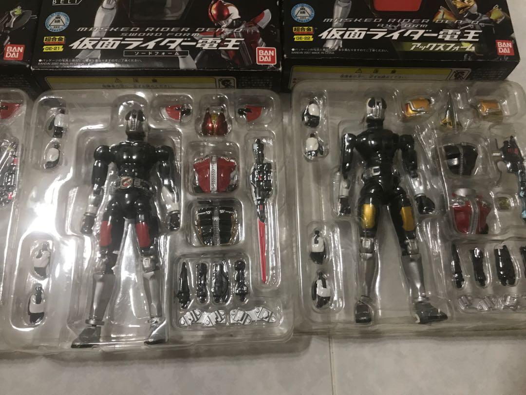 已開 裝著變身 幪面超人電王 Kamen rider Den-o 4 form一set, 興趣及遊戲, 玩具 & 遊戲類 - Carousell