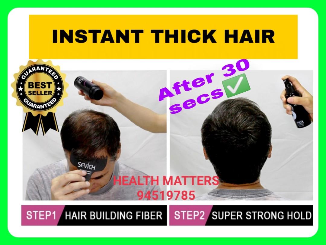 ♥️ AMAZING Hair loss cover in 30 secs - hair fibre / hair fibers natural  plant-based dermatologically tested safe for men & women hair growth hair  treatment thinning hair loss alopecia, Beauty