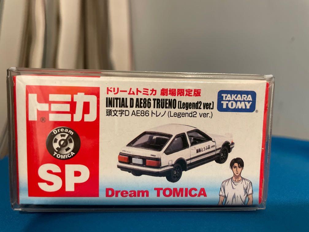 絕版頭文字D AE86 (legend ver 2 )tomica tomy, 興趣及遊戲, 玩具