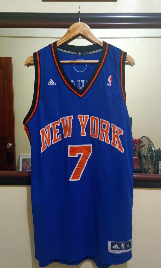 Adidas new yorks knicks carmelo anthony jersey Men s Fashion