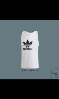 ADIDAS TANK 背心 男女三葉草 大LOGO DV1509 DV1508【Insane-21】