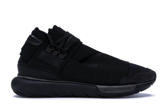 Adidas Y3 Qasa High Triple Black, Men's Fashion, Footwear, Sneakers on  Carousell