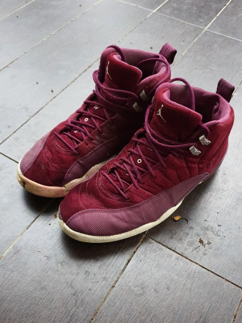 jordan 12 maroon