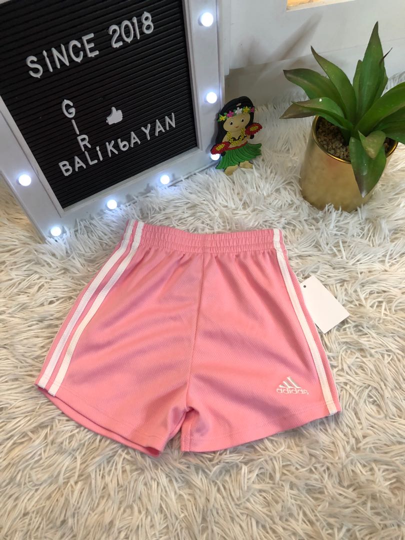 light pink adidas shorts