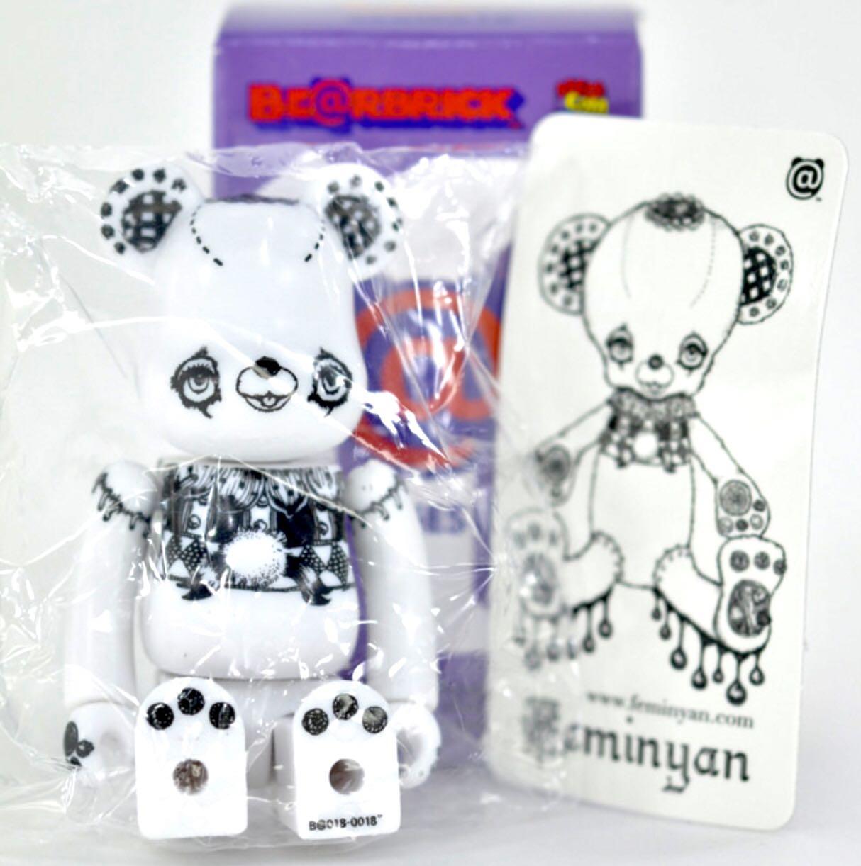 Bearbrick Series 18 (FEMINYAN) 超隱藏版全新未拆袋有卡有盒, 玩具 