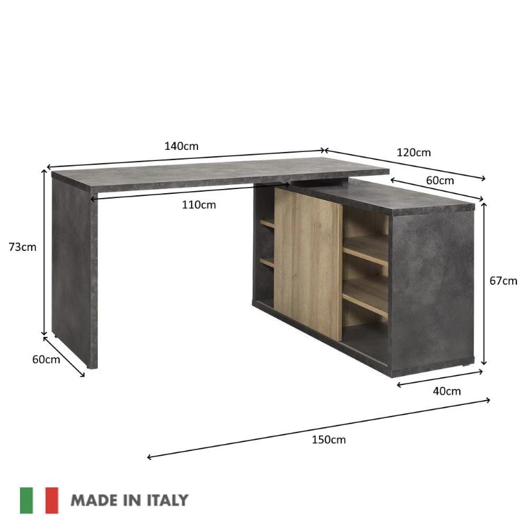 brand new clearance vhive core l desk with side cabinet up 400 furniture home living furniture tables sets on carousell