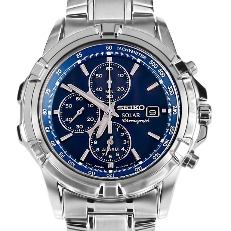 Seiko men's solar chronograph ssc141 store