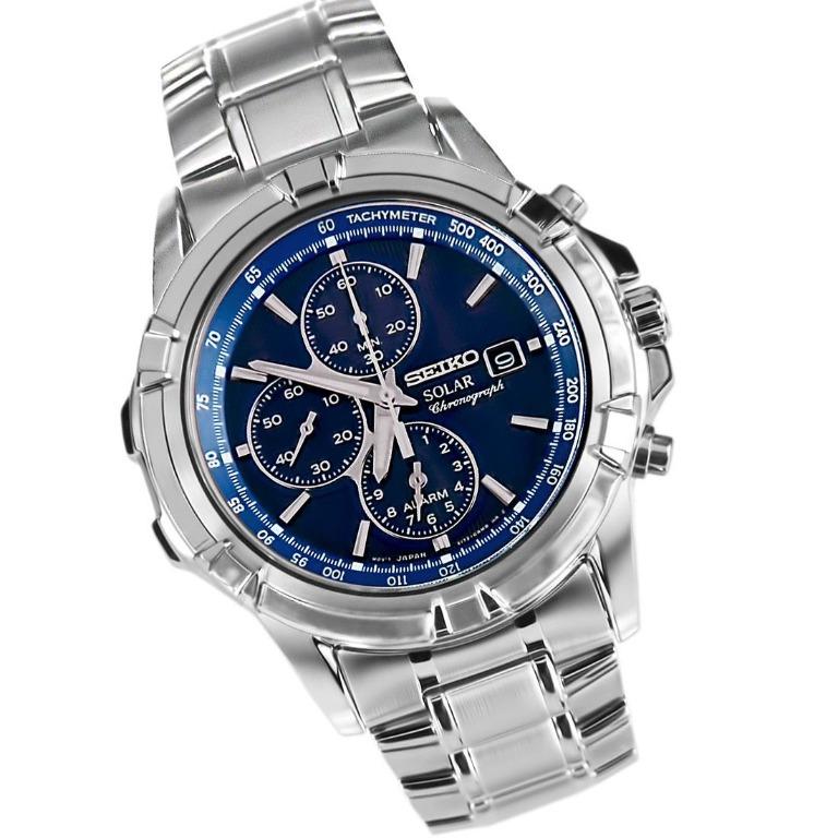 Seiko men's solar chronograph ssc141 store