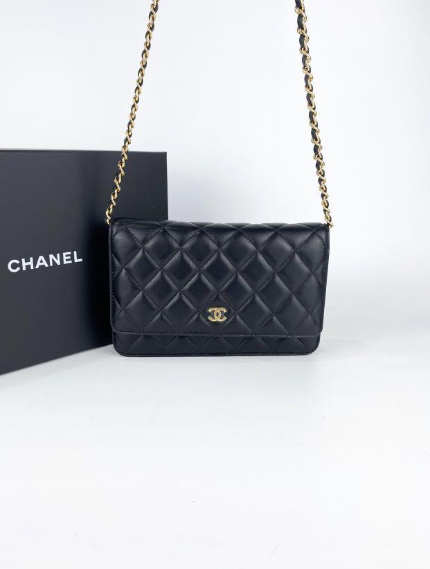 Chanel Classic Wallet On Chain Grained Calfskin Luxury Bags  Wallets  on Carousell