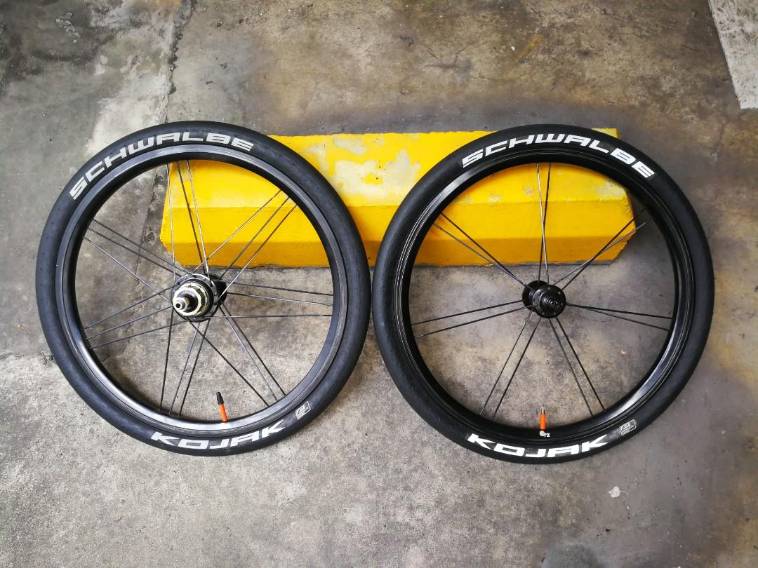 Brompton lightweight wheels clearance