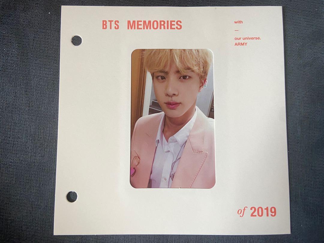 BTS Memories 2019 トレカ ジン