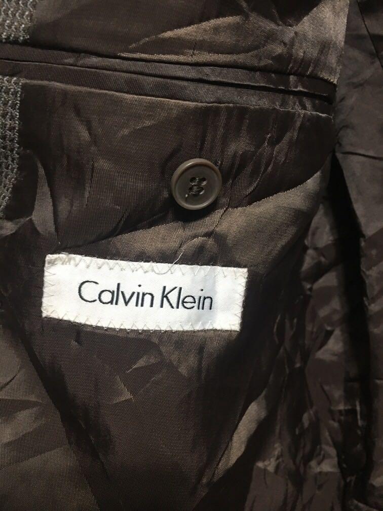 Moores calvin sale klein blue suit