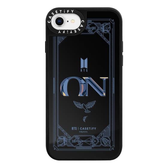 Casetify x BTS iPhone SE 2020 Black Mirror case, Mobile Phones