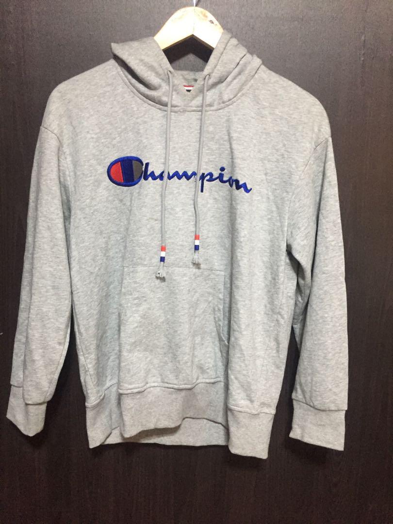 Champion best sale jacket grey
