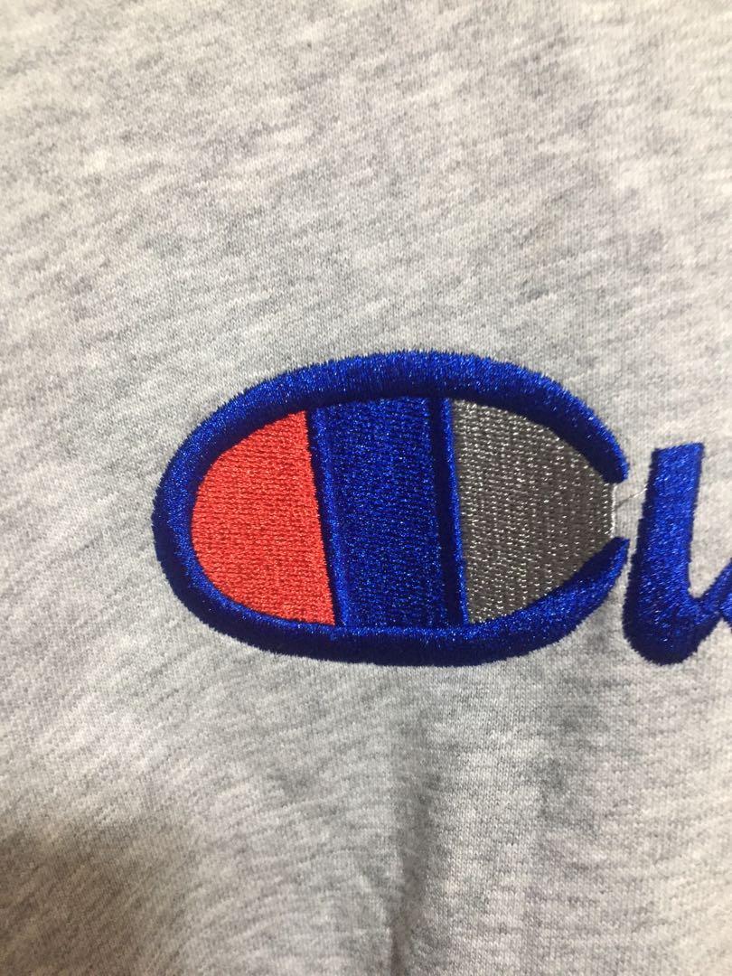 Champion gray hoodie jacket Men s Fashion Coats Jackets and