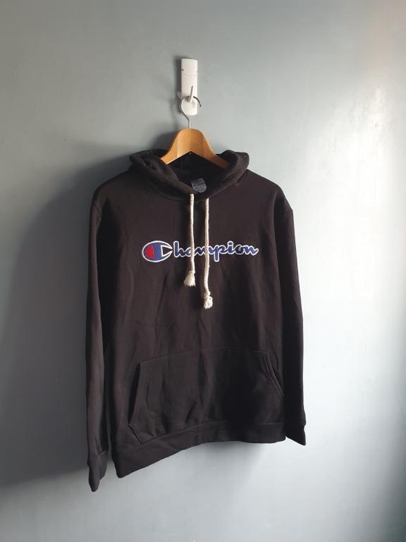 Champion striped hoodie Korea release