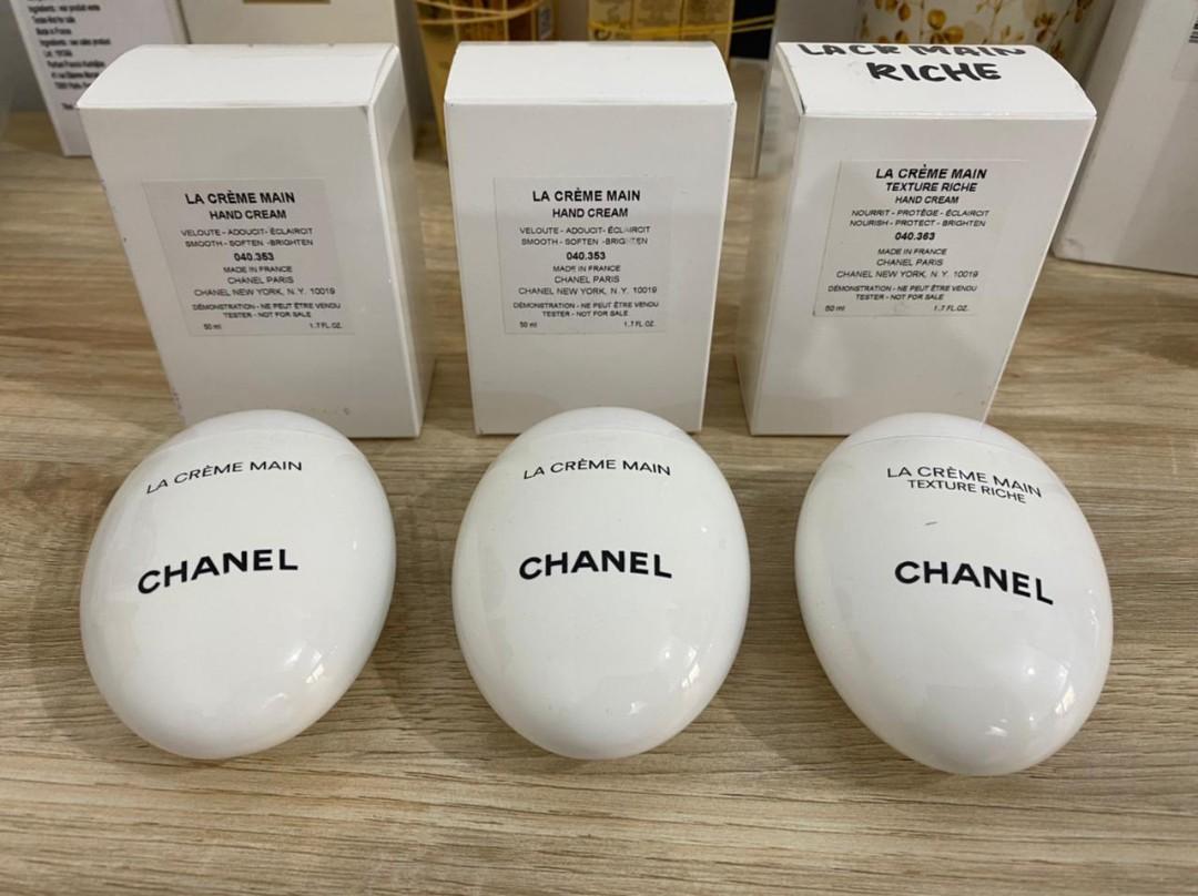 Chanel egg hand cream