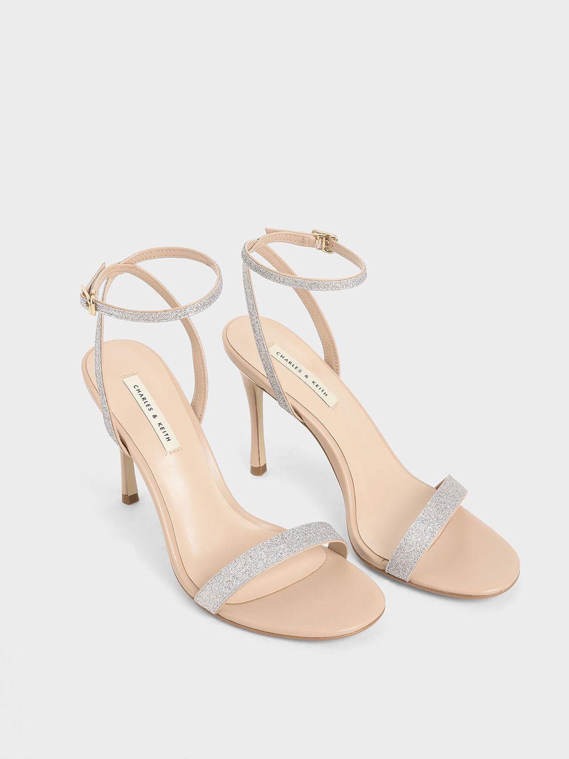 Glitter ankle on sale strap heels