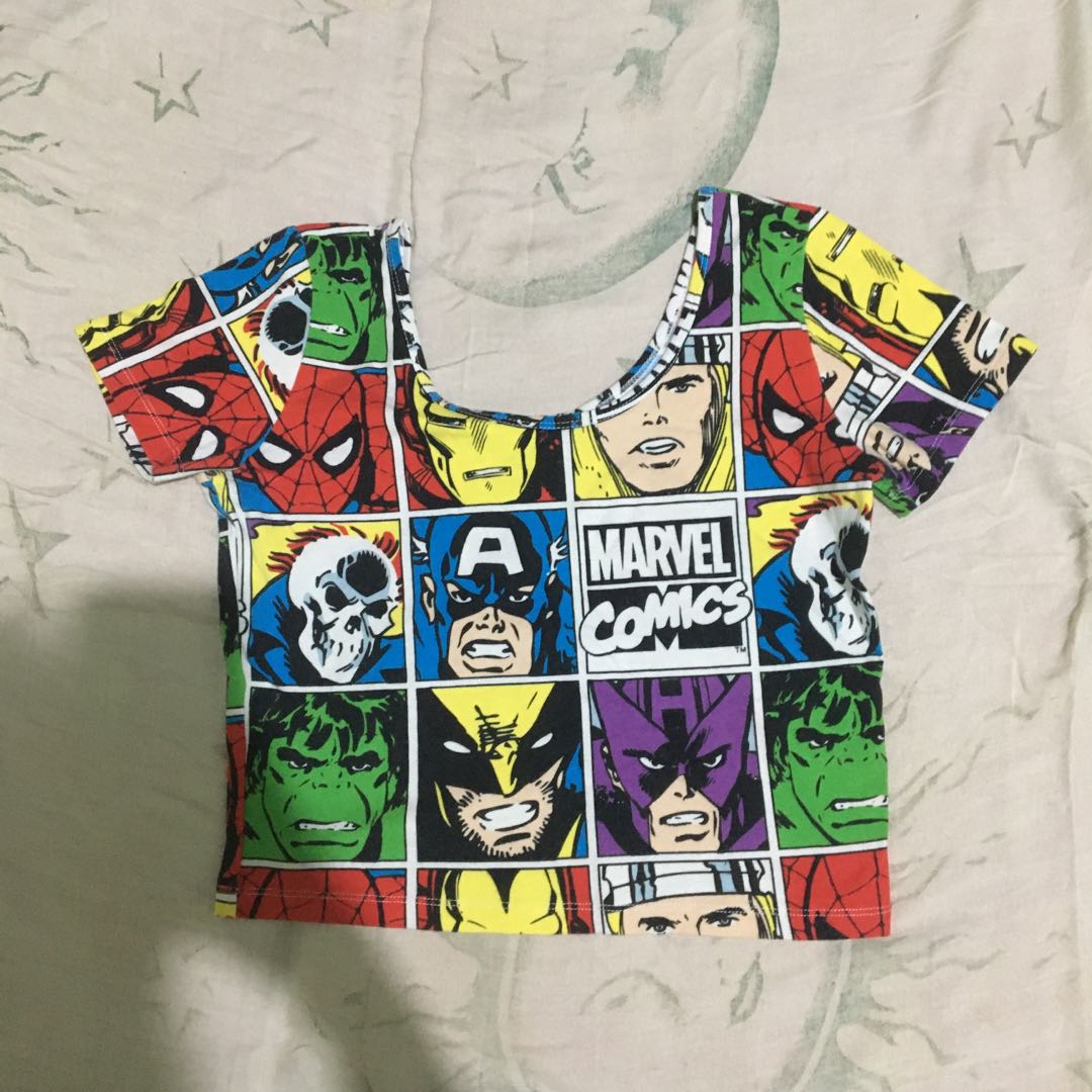 Crop Top Marvel Original Marvel Comics 