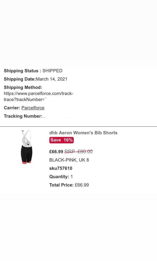 Dhb aeron women's bib shorts top